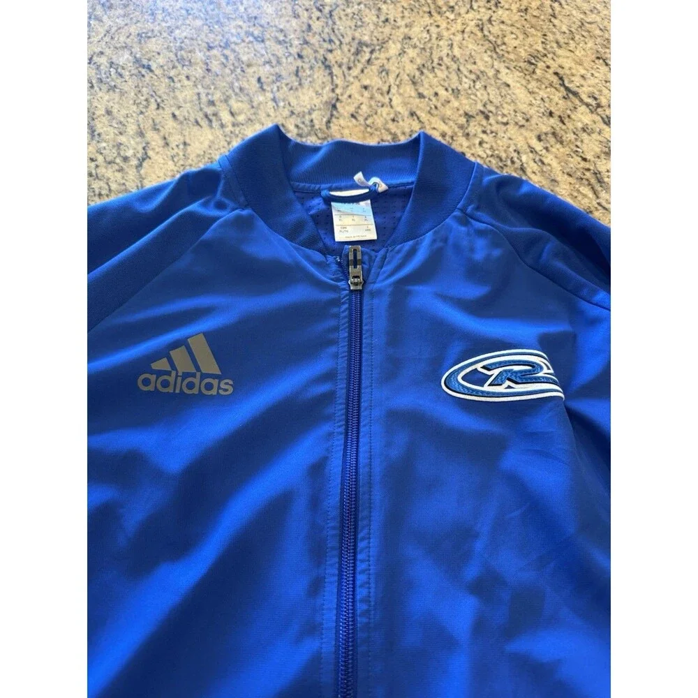 Adidas Training Track Windbreaker Jacket Rush Soccer Men’s Xl Gym Blue